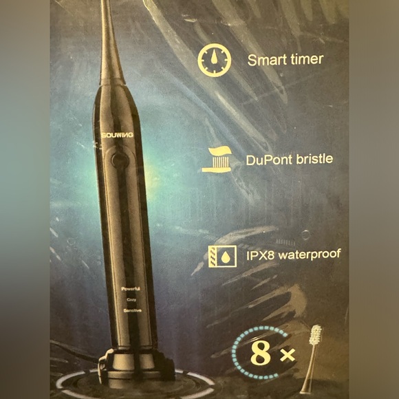 Souwing Electric Toothbrush with Smart Timer Dupont Bristle Waterproof NEW - Picture 7 of 12